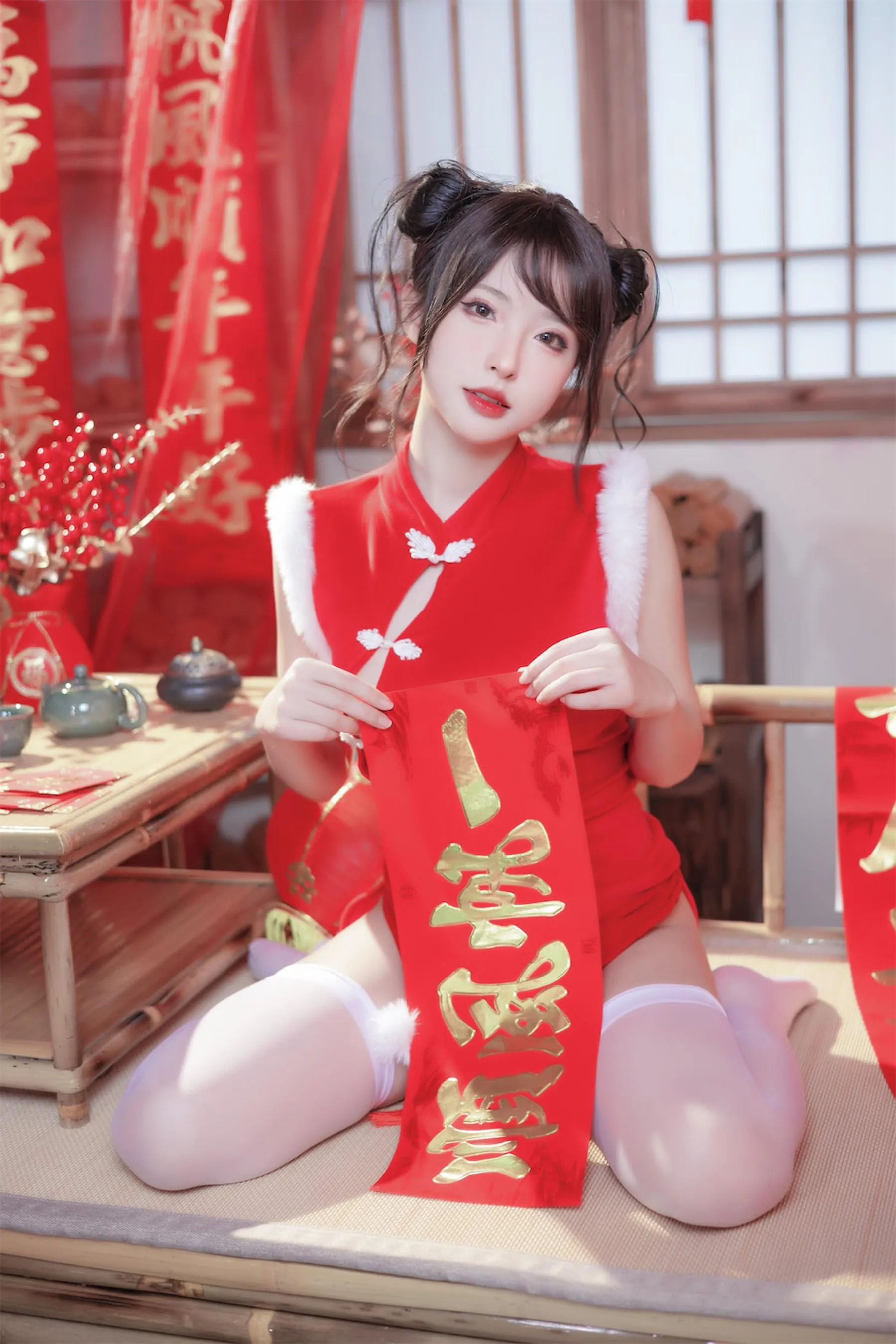 清水由乃 – NO.45 2023新年旗袍 [77P]插图4